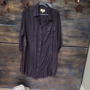 Elizabeth and James Shirt Dress/Cardigan